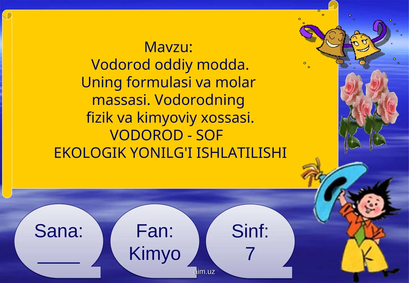Vodorod oddiy modda 1