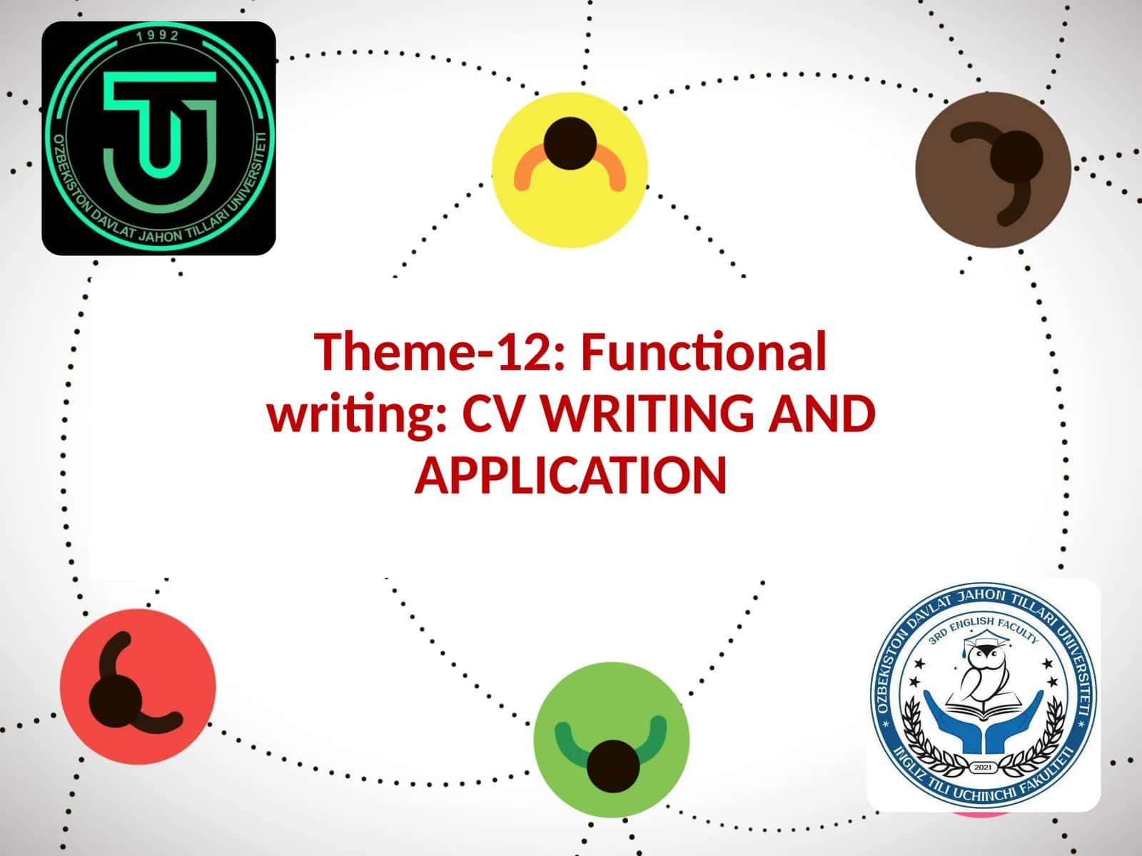 Functional CV Writing and Application 1