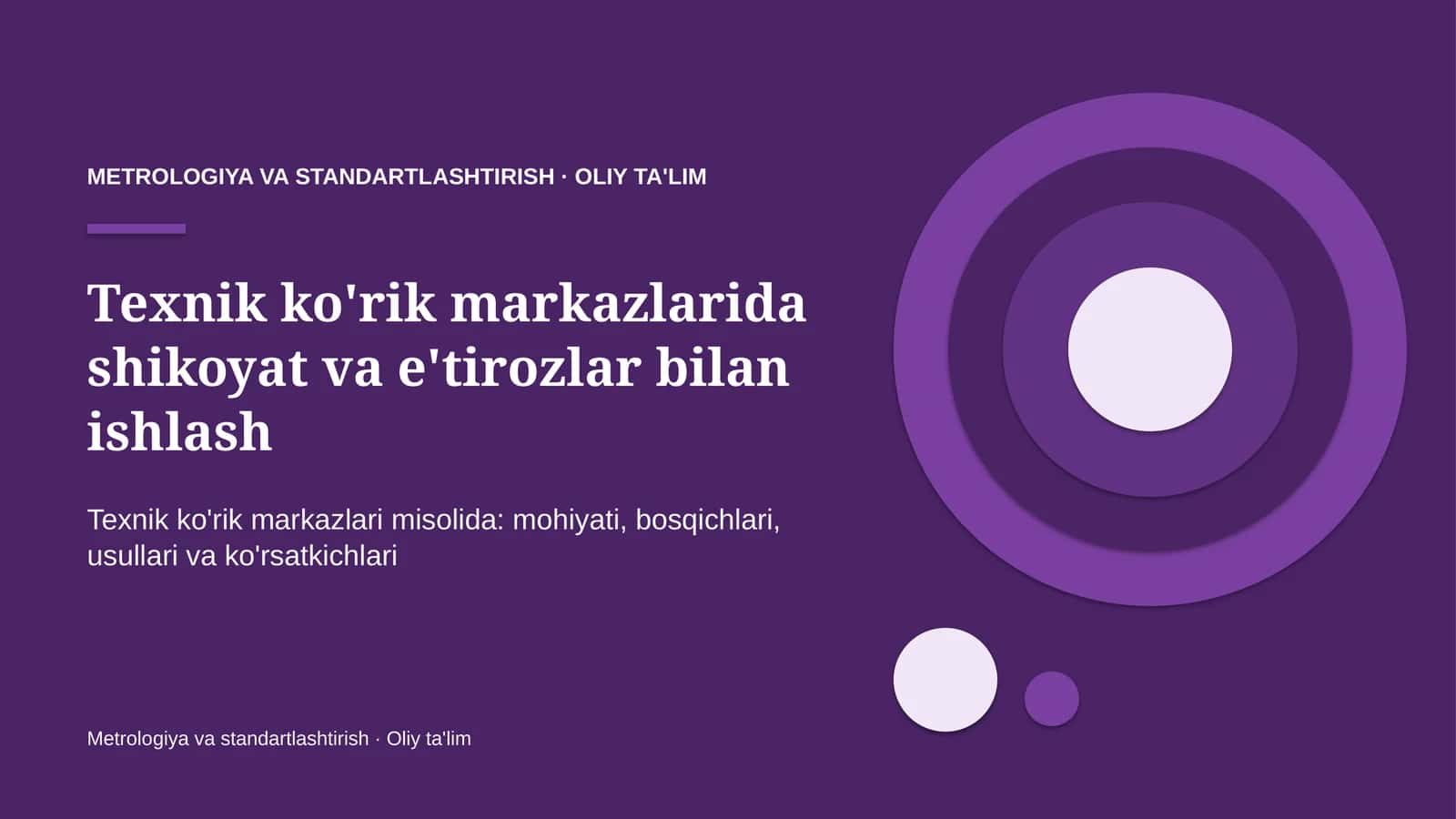 texnik ko'rik markazlarida shikoyat va e'tirozlar bilan ishlash 7619 1