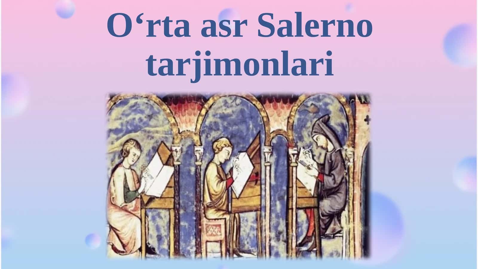 Oʻrtaasr Salerno tarjimonlari 1