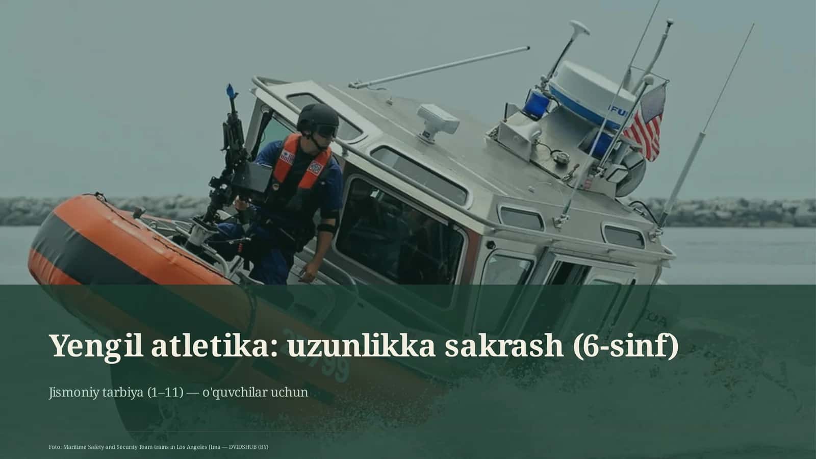 Yengil atletika: uzunlikka sakrash (6-sinf) 1