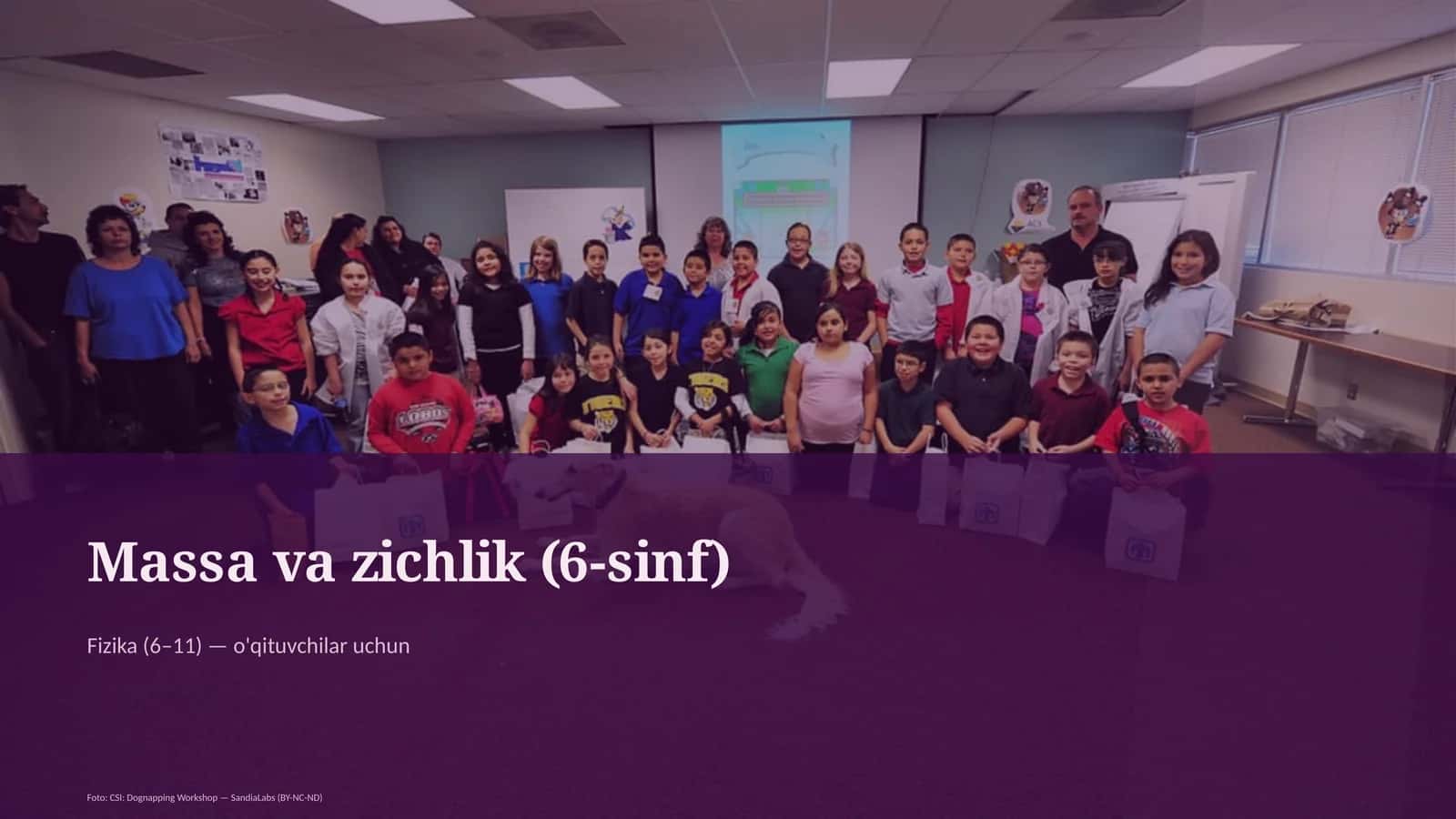 Massa va zichlik (6-sinf) 1