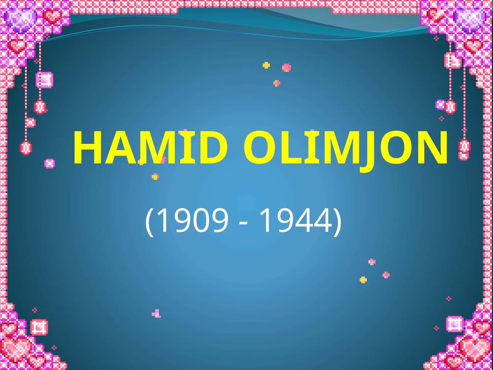 6-sinf Adabiyot fanidan Hamid Olimjon O'zbekiston she'ri dars taqdimot 1