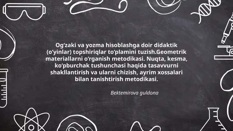 Geometrik Materiallarni O‘rganish Metodikasi 1