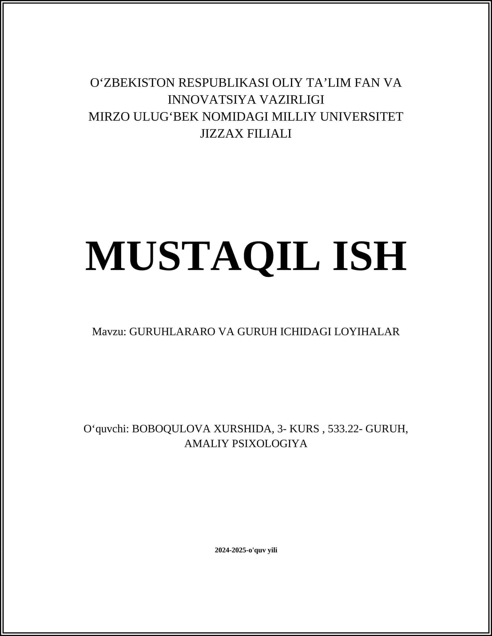 Guruhlararo kommunikatsiya 1