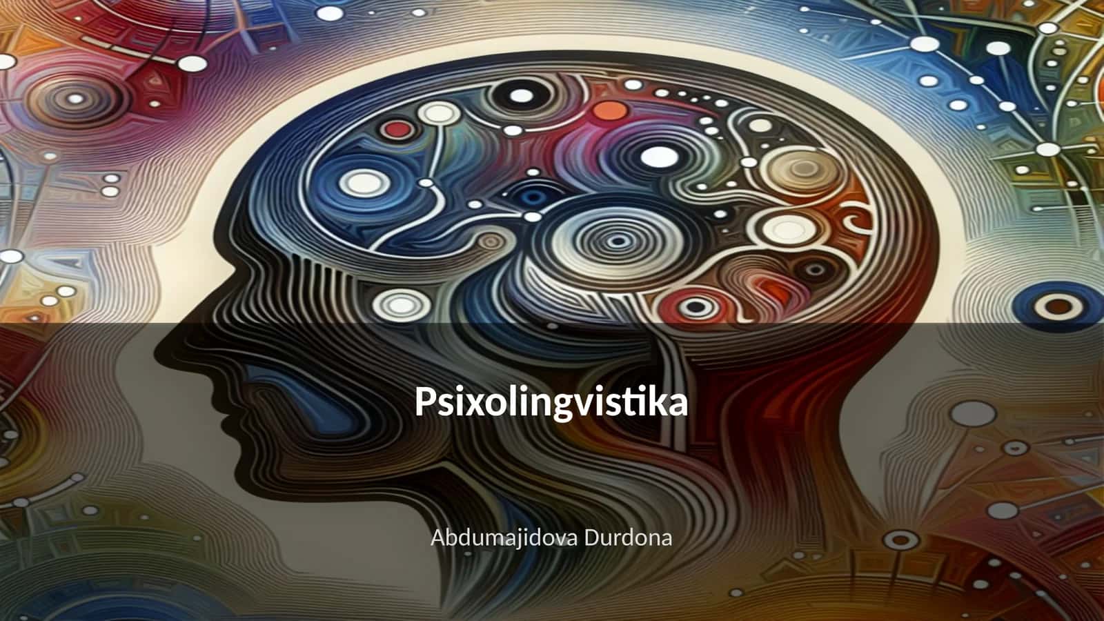 Psixolingvistika 1
