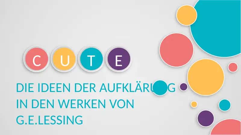 Das Leben von Gotthold Erhaim Lessing 1
