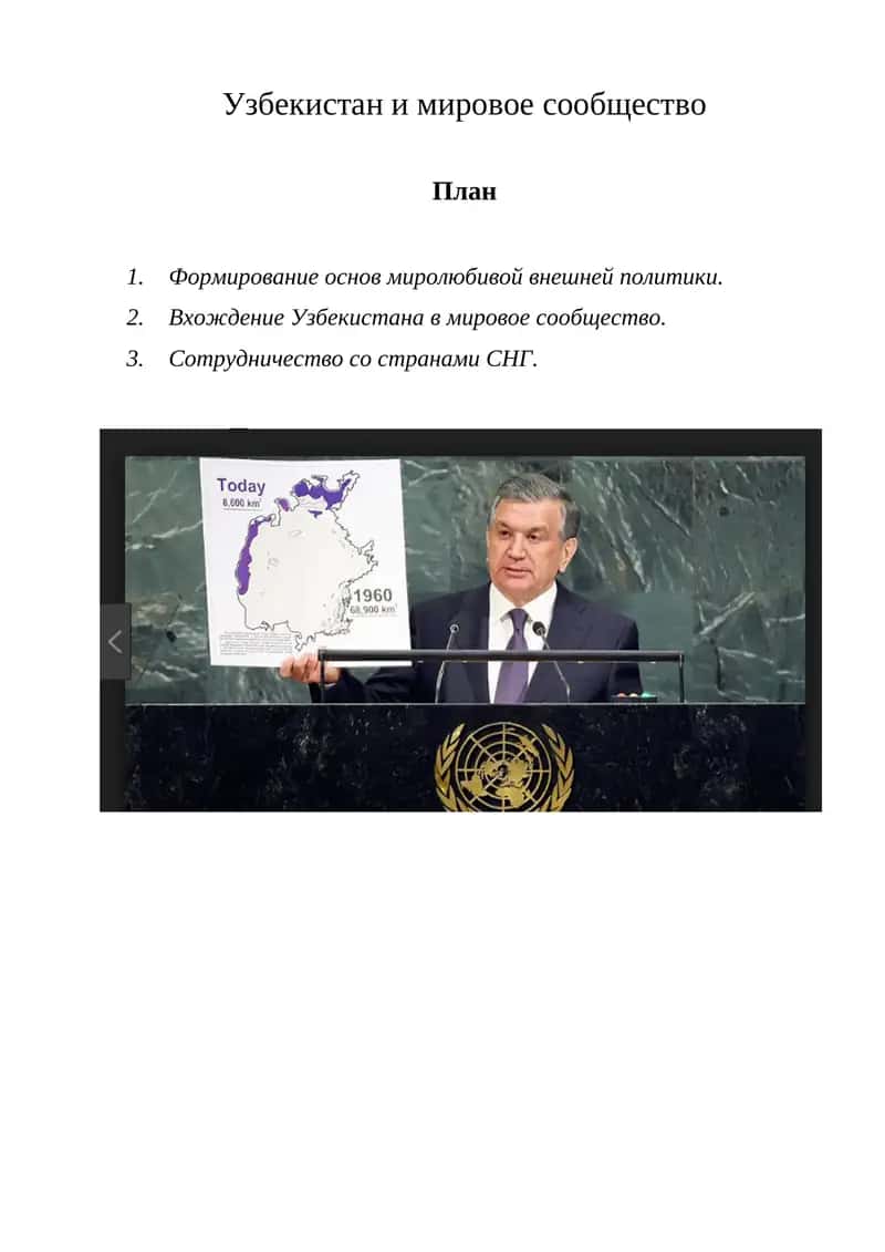 Мировое сообщество 1