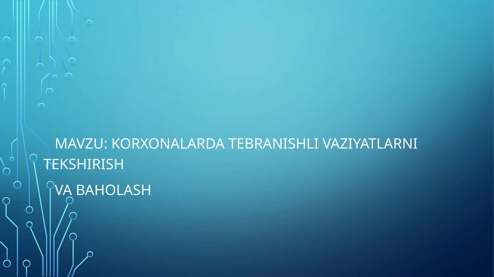 Tebranish tushunchasi va manbalari 1