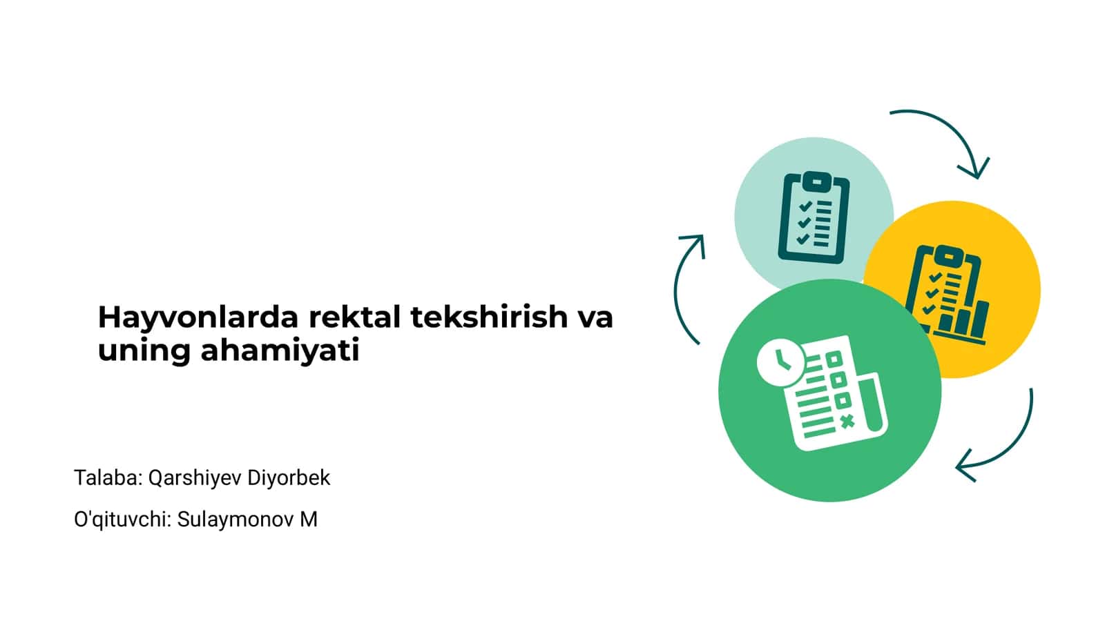 Hayvonlarda rektal tekshirish va uning ahamiyati 1