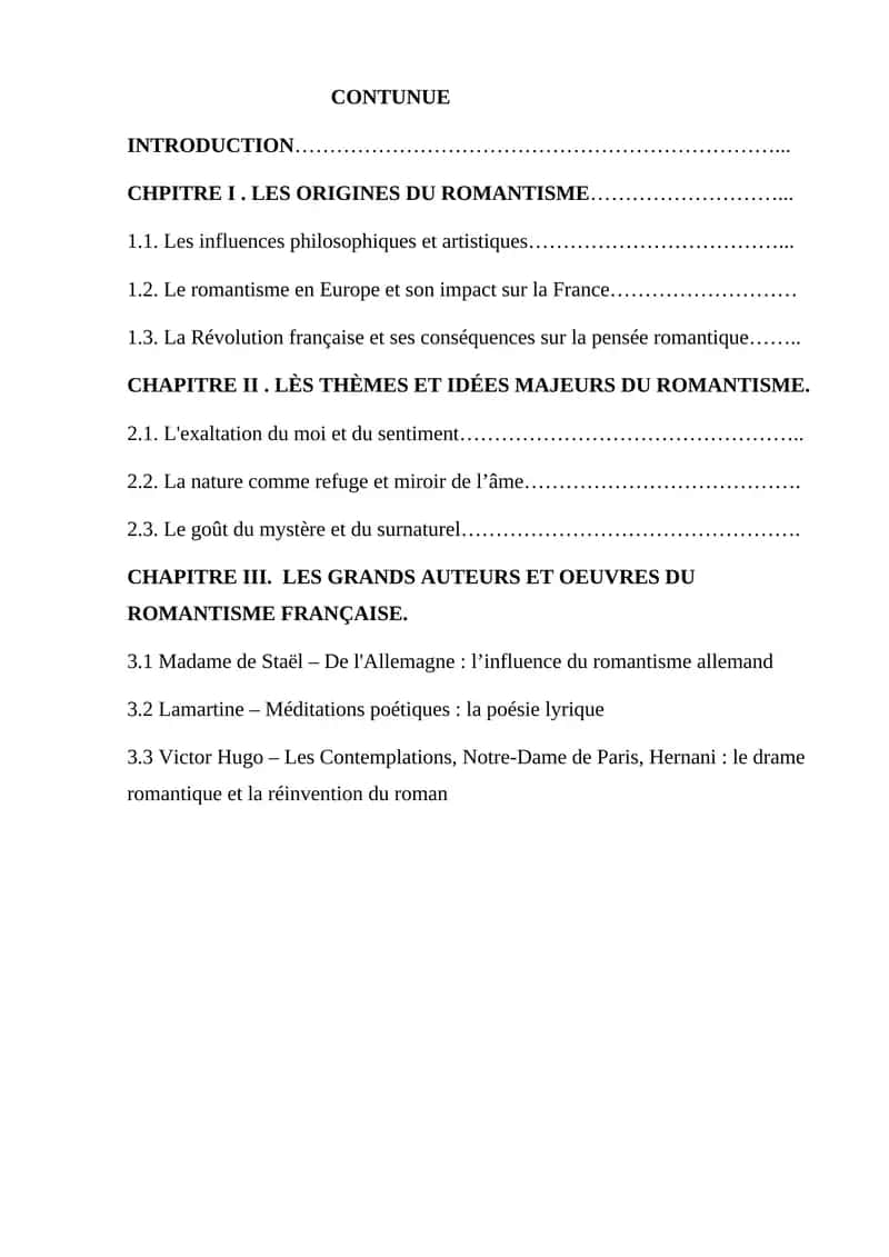 LES ORIGINES DU ROMANTISME 1