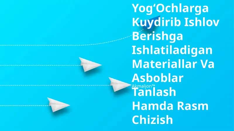 YogʻOchlarga Kuydirib Ishlov Berishga Ishlatiladigan Materiallar Va Asboblar Tanlash Hamda Rasm Chizish 1
