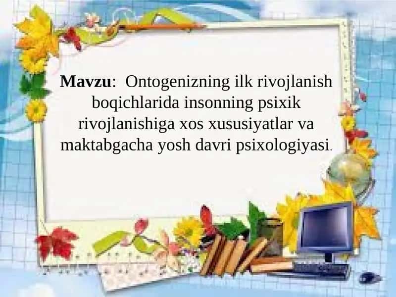 Inson Psixologiyasi 1