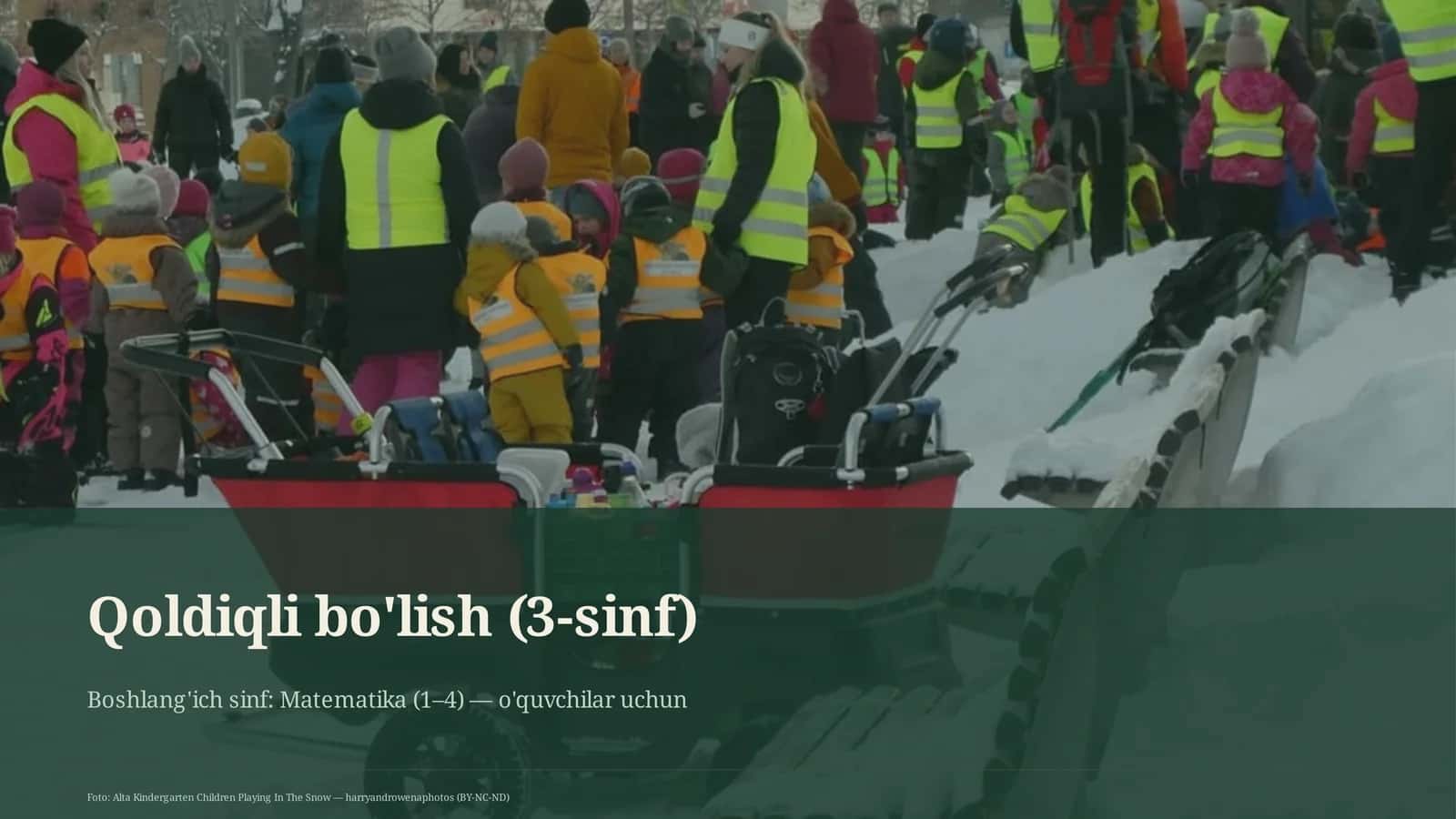 Qoldiqli bo'lish (3-sinf) 1
