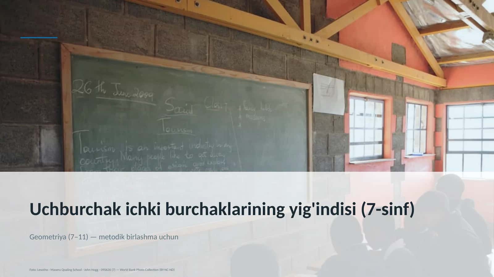 Uchburchak ichki burchaklarining yig'indisi (7-sinf) 1