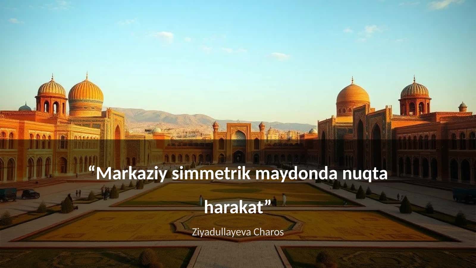 Markaziy simmetrik maydonda nuqta harakat 1
