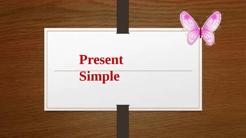 PresentSimple 1