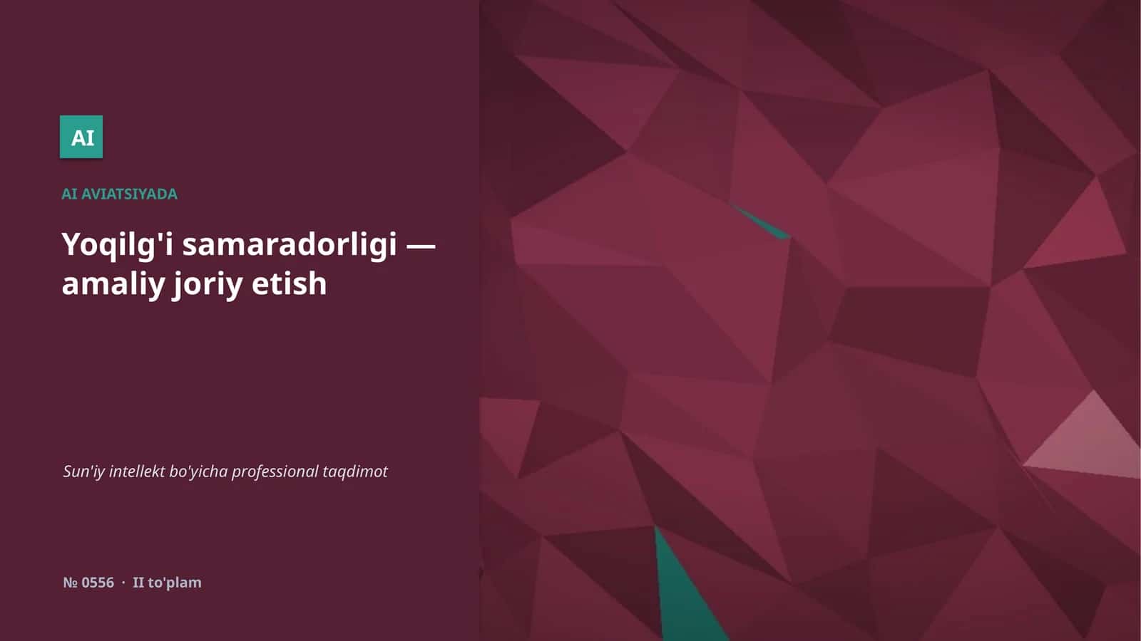 Aviatsiyada AI 1
