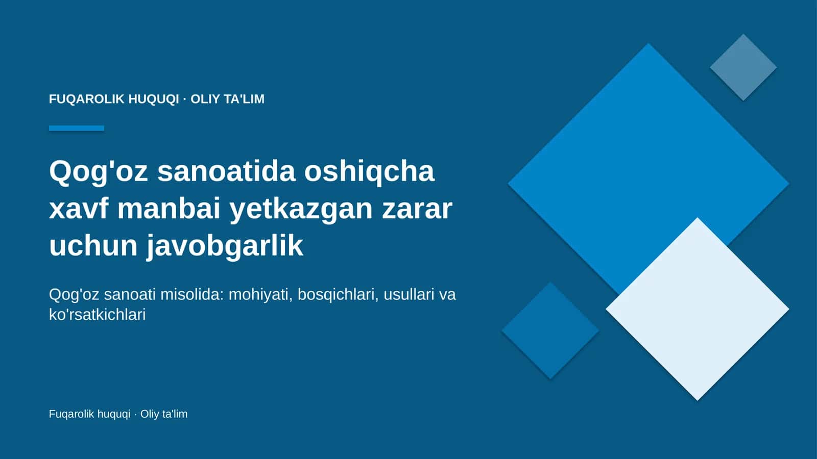 qog'oz sanoatida oshiqcha xavf manbai yetkazgan zarar uchun javobgarlik 1349 1