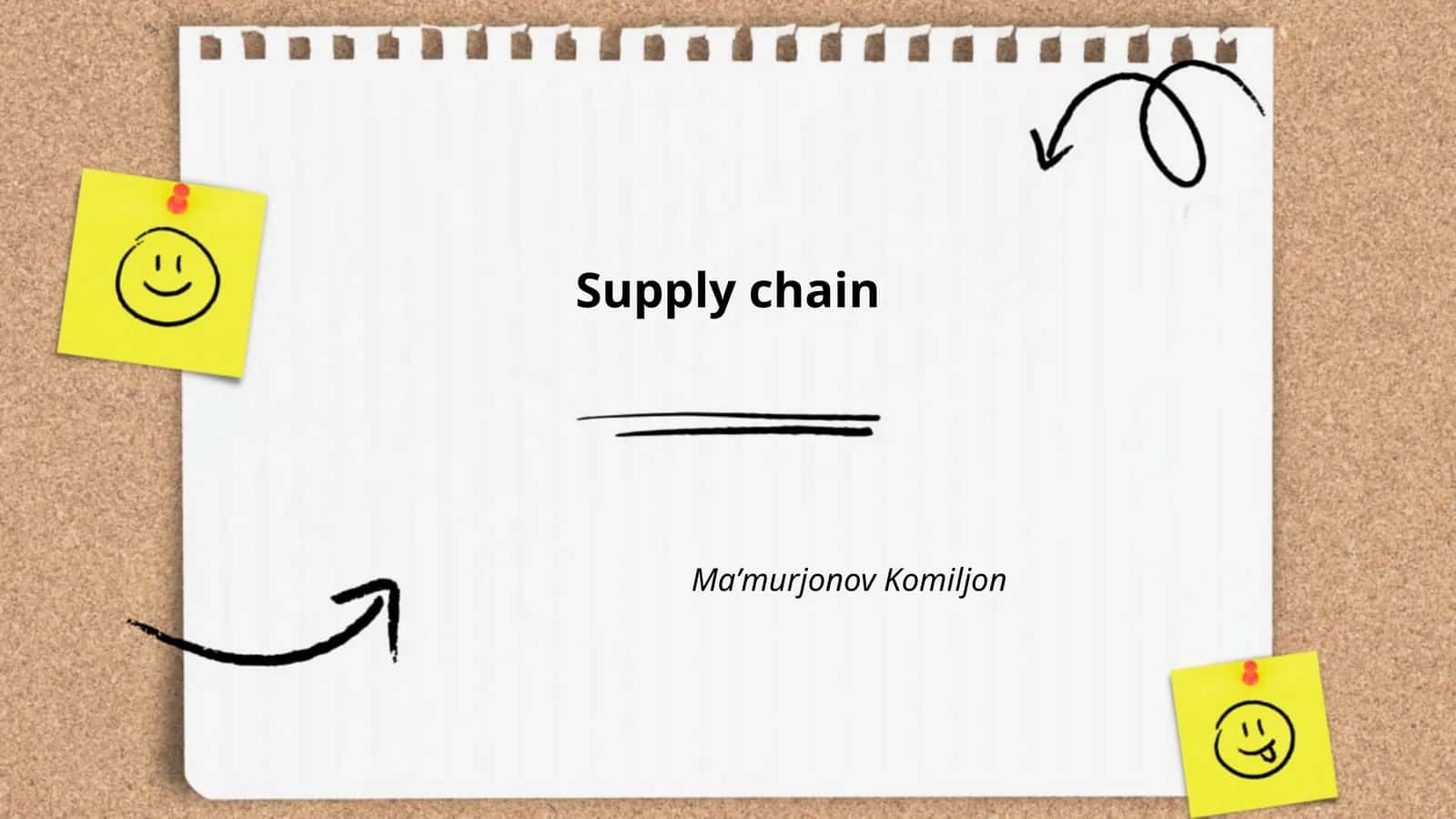 Supply chain 1
