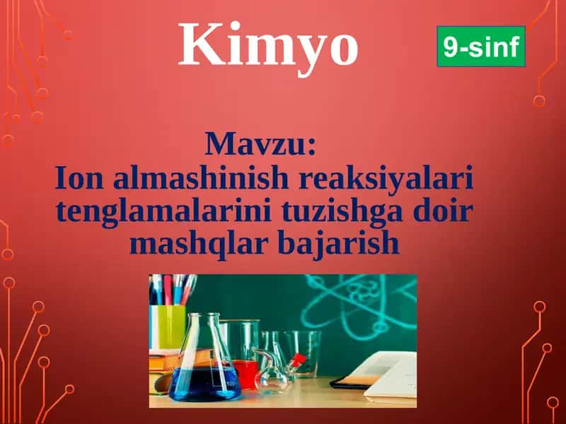 Kimyo 1