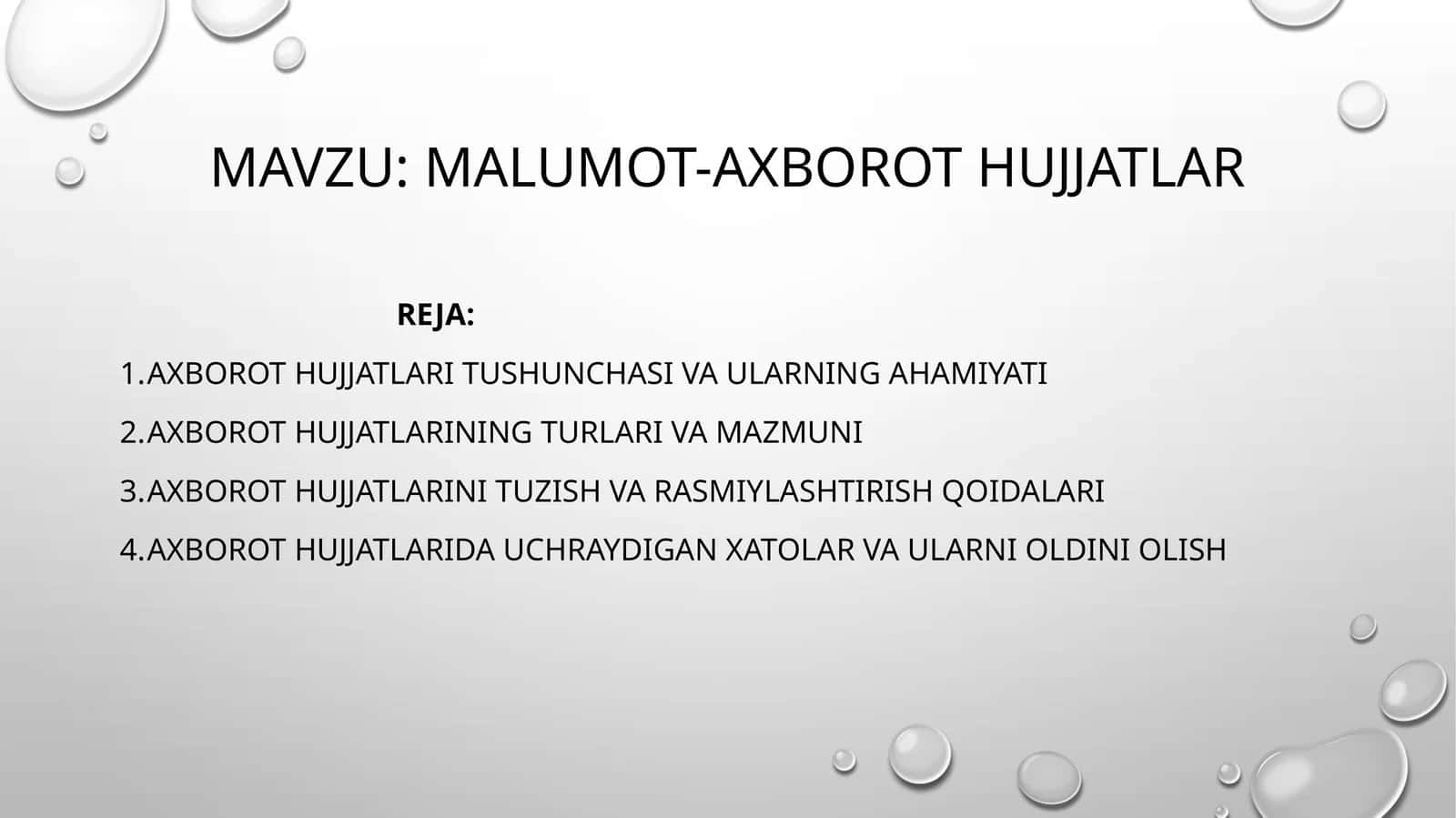 mAlumot-axborothujjatlar 1