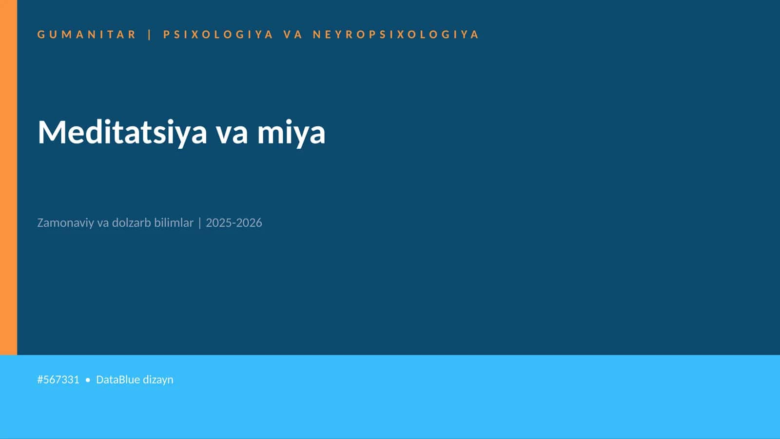 Meditatsiya va miya 1