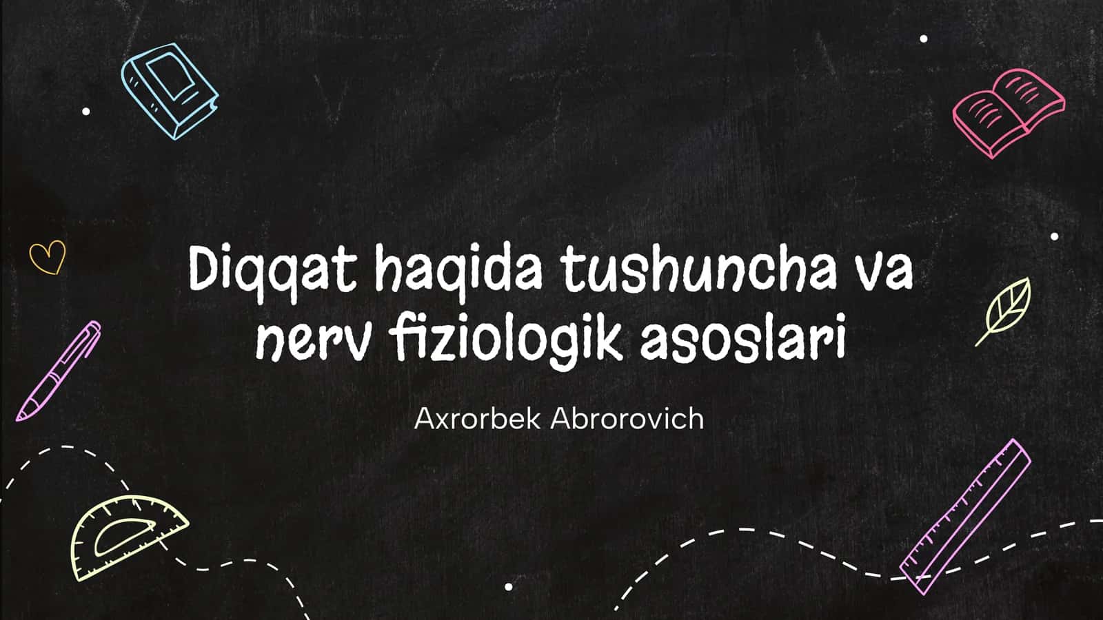 Diqqat haqida tushuncha va nerv fiziologik asoslari 1