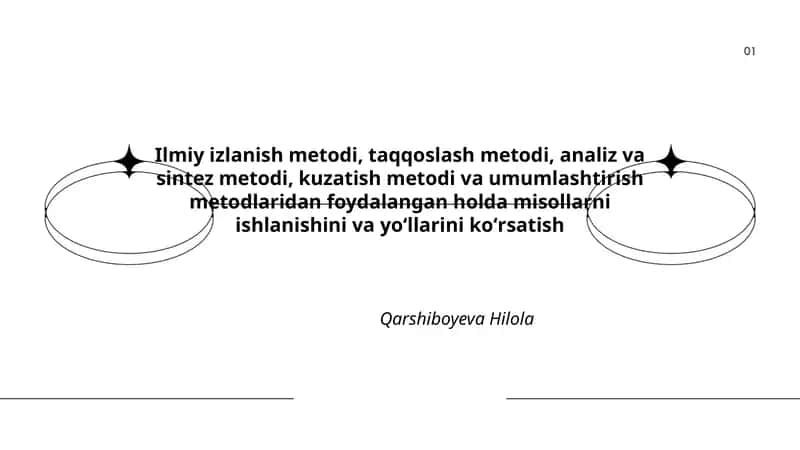 Ilmiy izlanish metodlari 1