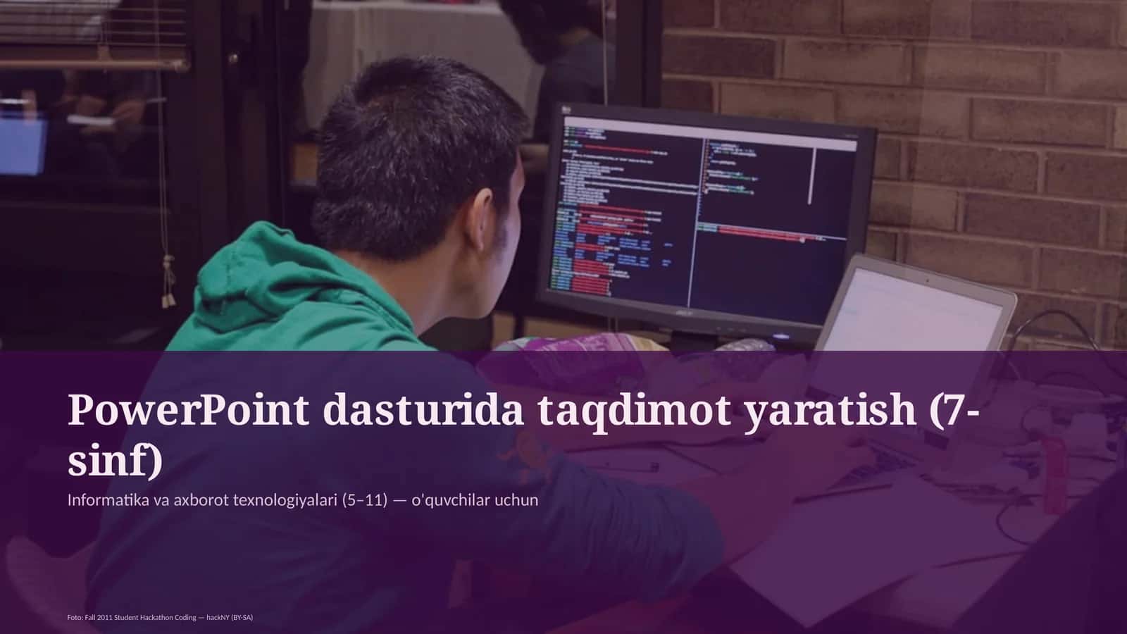 PowerPoint dasturida taqdimot yaratish (7-sinf) 1