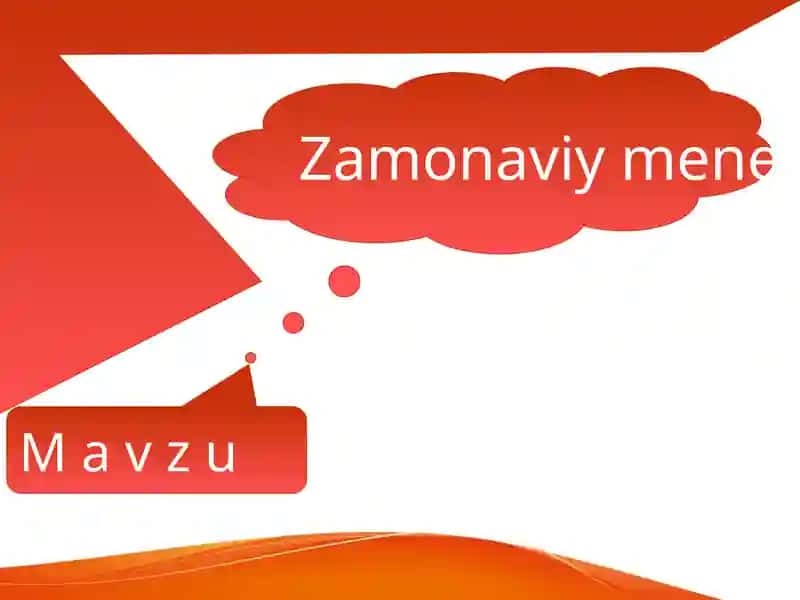 Zamonaviy menejer