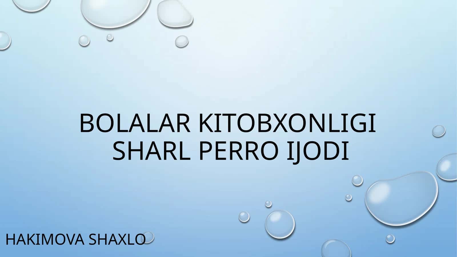 Hakimova shaxlo 1