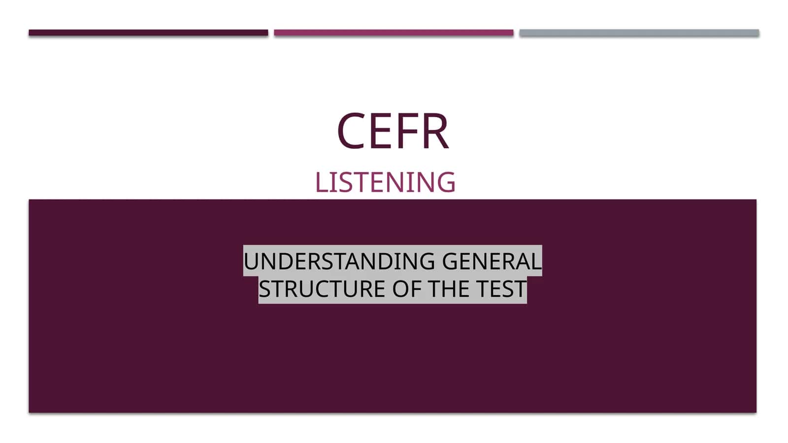 CEFR 1