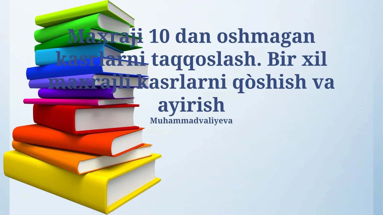 Aralash sonlar 1