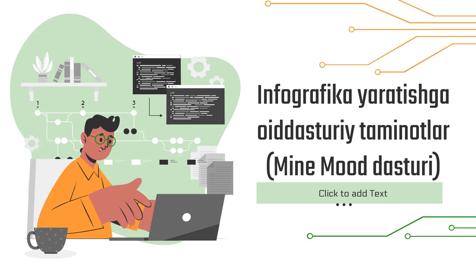 Infografika yaratishga oid turiy taminotlar (Mine Mood dasturi) 1