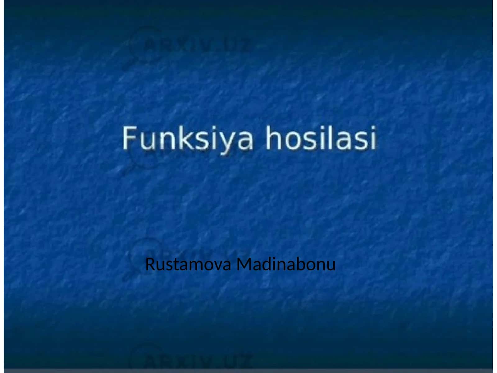 Mavzu: Ta'limshunoslik fanidan elektron darslik 1
