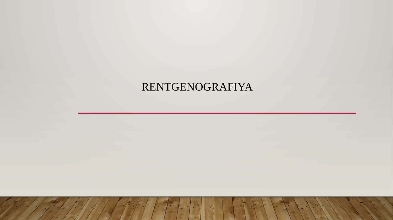 Rentgenografiya 1