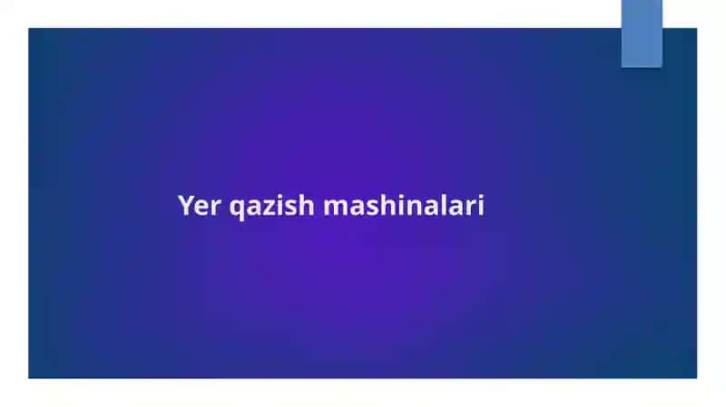 Qazish mashinalari