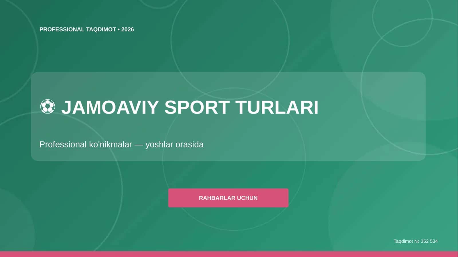 Professional Taqdimot 2026 1