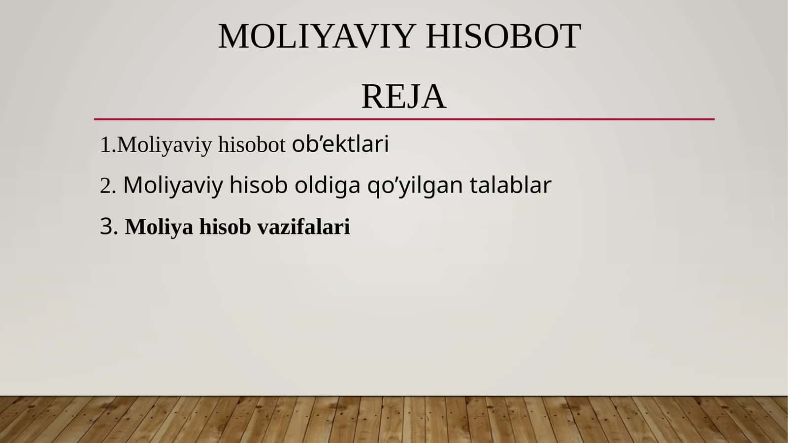 Moliyaviy Hisobot 1