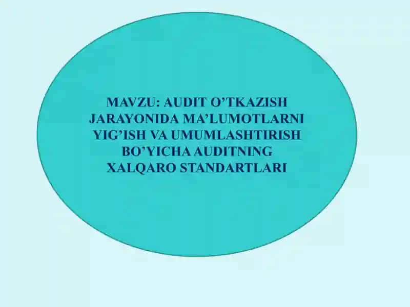 Аудиторлик текширувлар