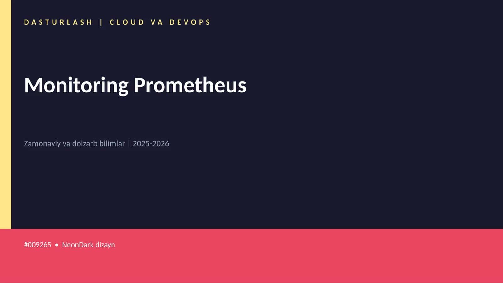 Monitoring Prometheus 1