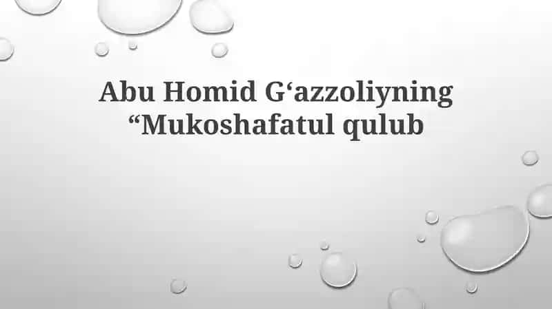 Mukoshafatul qulub 1