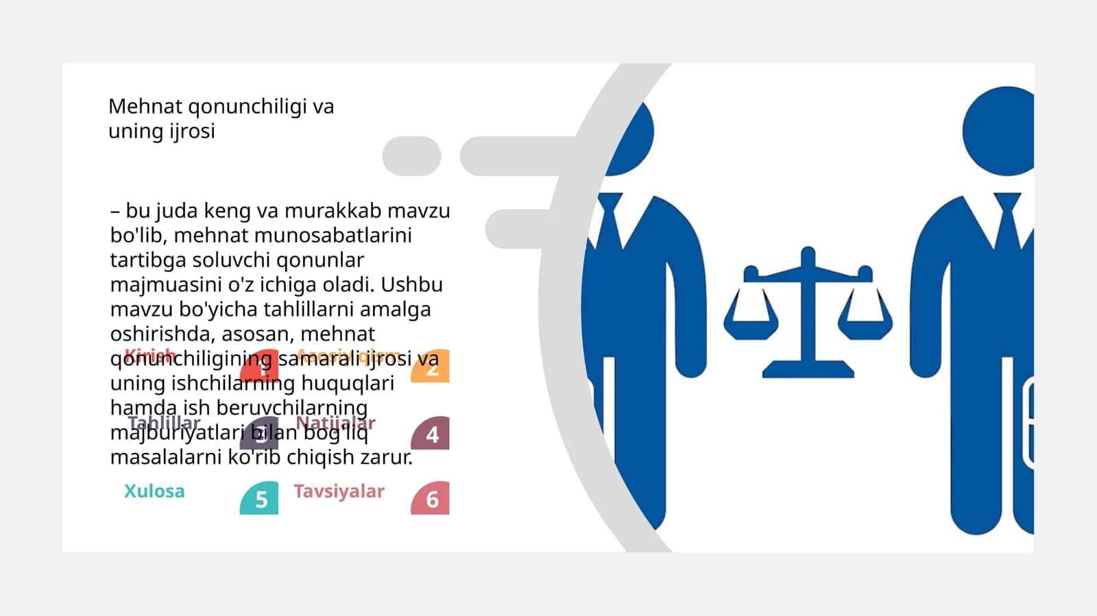 Mehnat qonunchiligi va uning ijrosi 1