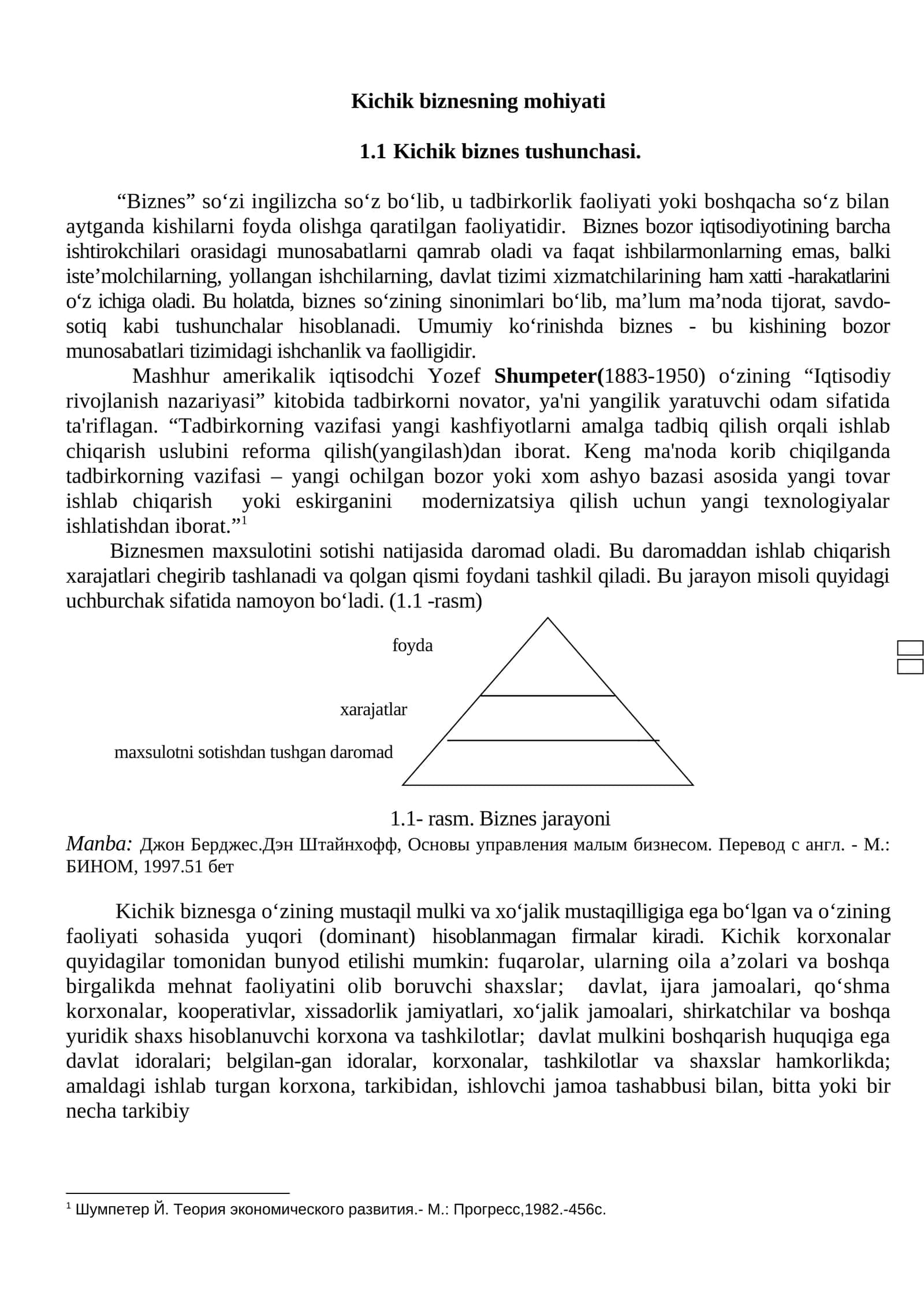 Kichik biznesning mohiyati 1