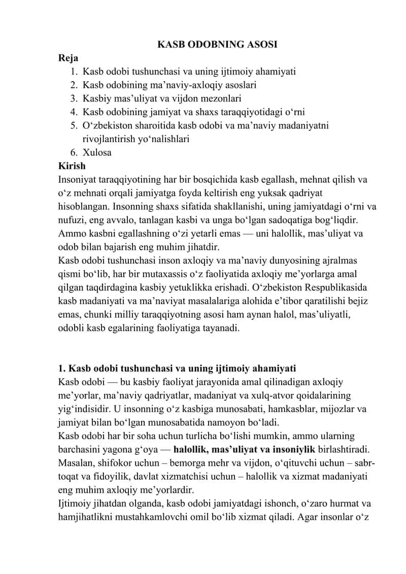 KASB ODOBNING ASOSI 1
