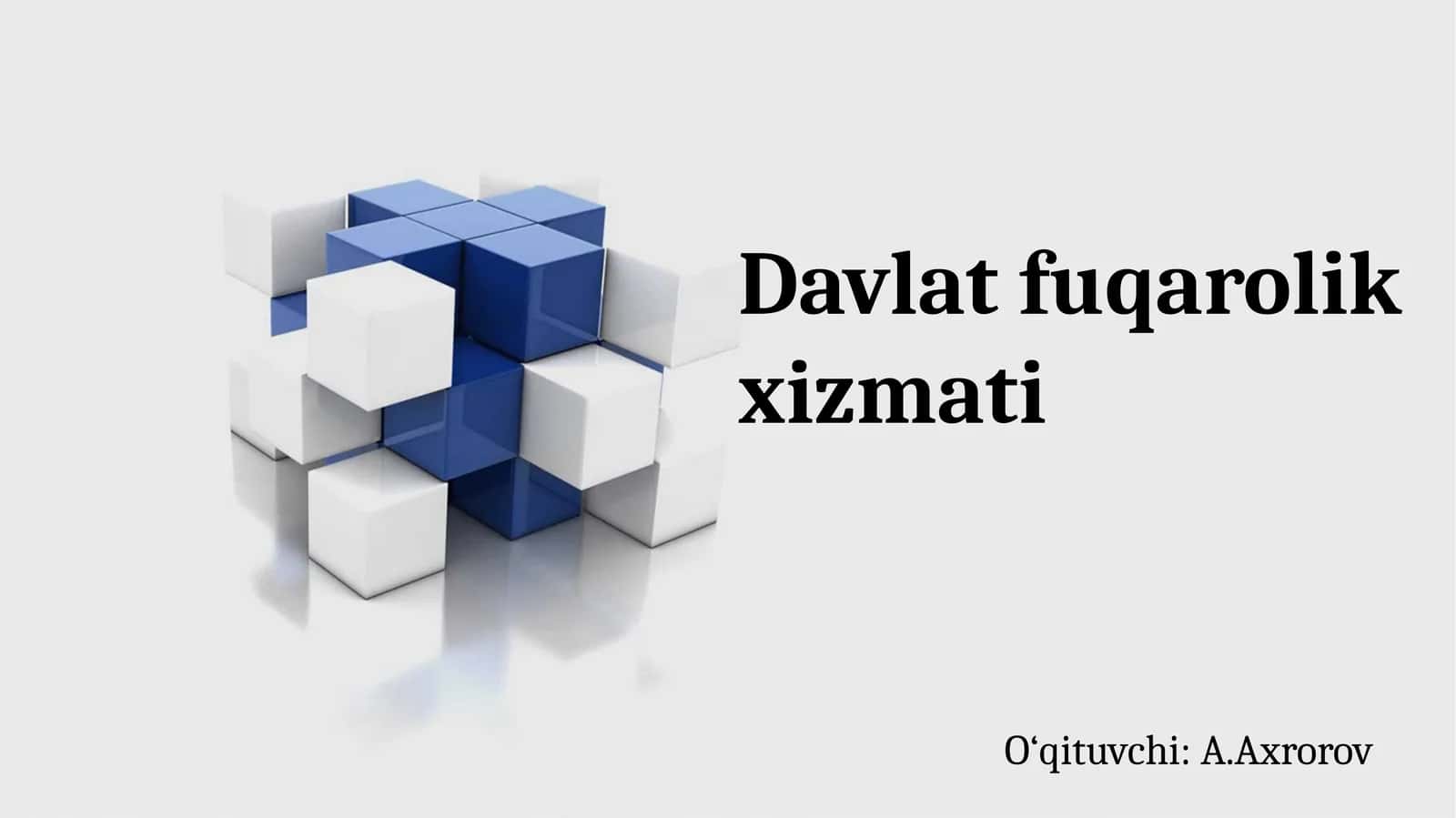 Davlat fuqarolik xizmati 1
