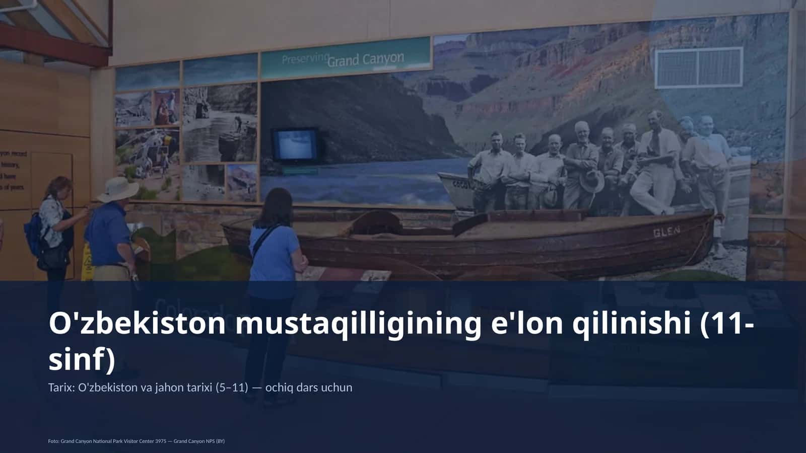 O'zbekiston mustaqilligining e'lon qilinishi (11-sinf) 1