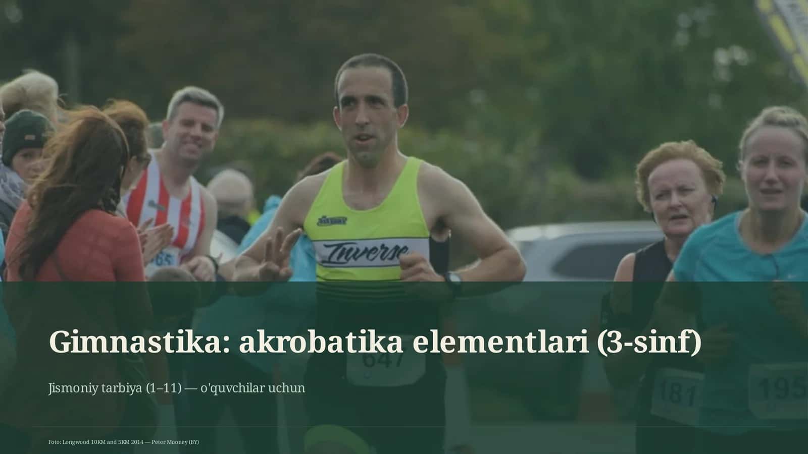 Gimnastika: akrobatika elementlari (3-sinf) 1