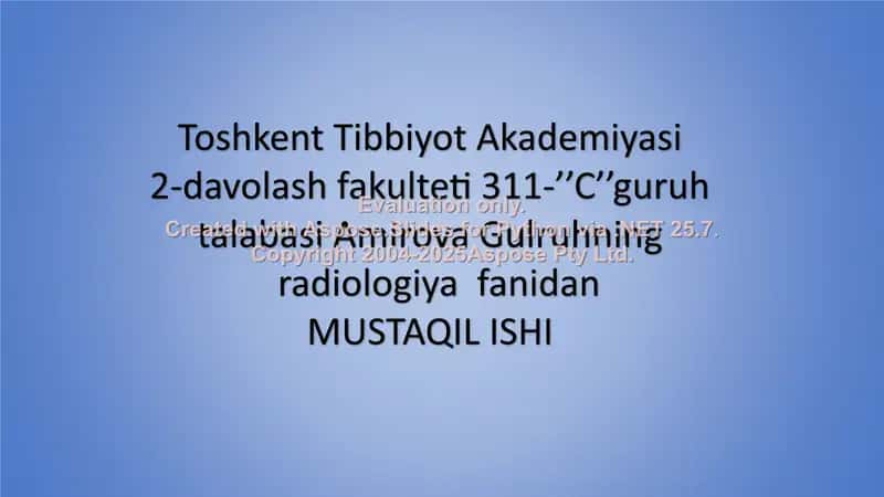 Osteomalyatsiya (Osteo-suyak va yunoncha malacia) 1